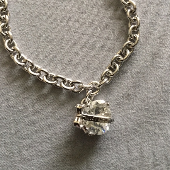 Juicy Couture Jewelry - Be Mine! Juicy Couture Silver bracelet w/ heart!